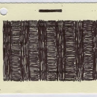 docket 5 (biro on card; 9x7cm) 2009