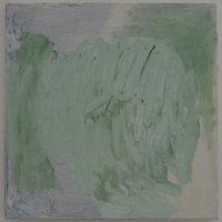 green-and-white-oil-painting (oil on linen; 30x30cm) 2009