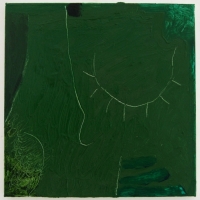 green-oil-painting ii (oil on linen; 30x30cm) 2009