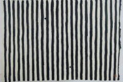 barcode (earth pigments on laos handmade paper; 80x60cm) 2009