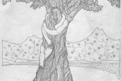 lovers (pencil on paper; 21x30cm) 1984 nfs