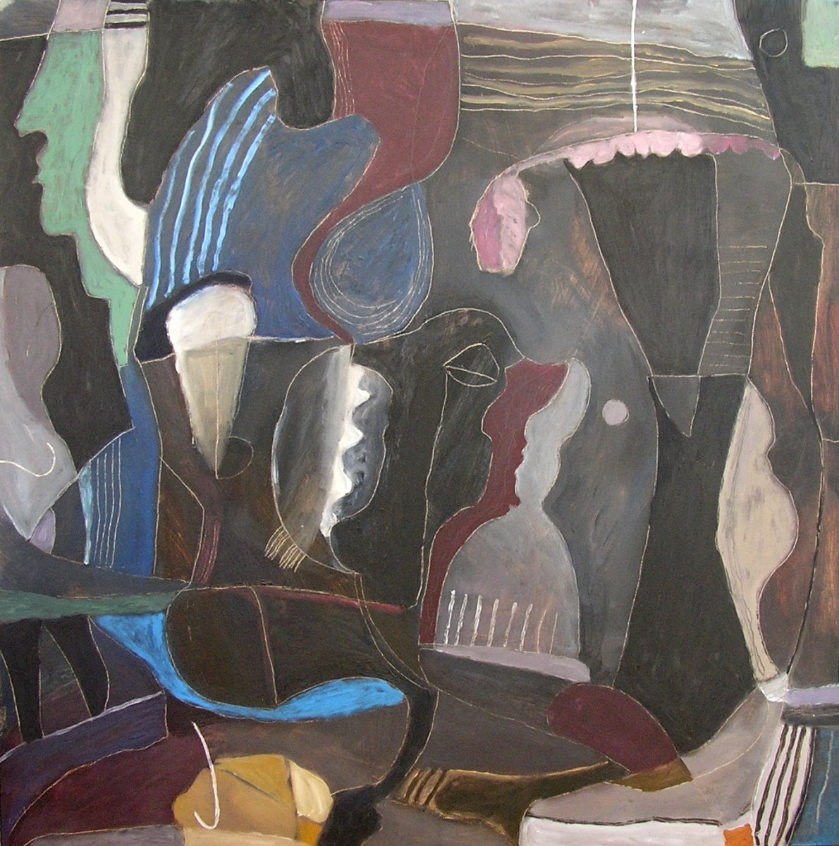 a small loss in the grand scheme of things (oil on board: 60x60cm) 2007