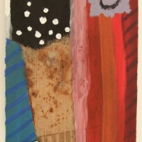 a noise ii (oils and earth pigments on wood; 22x33cm) 2008