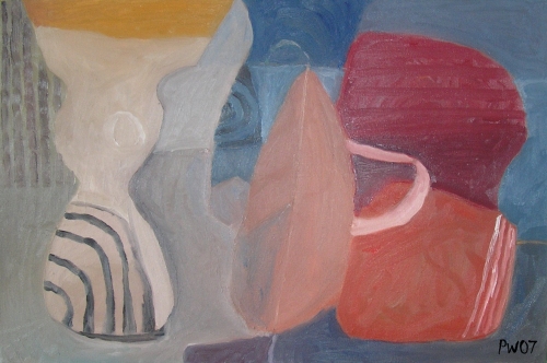 beach forms (oil on canvas; 50x75cm; 2007)