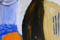 windy walk (oil on canvas; 40x40cm; 2008)