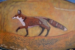 exmoor fox (acrylic on card; 50x65cm; 2006)