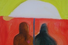 umbrella (acrylic on canvas; 30x30cm) 2007