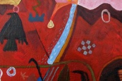 rook (acrylic on canvas; 50x20cm; 2007)