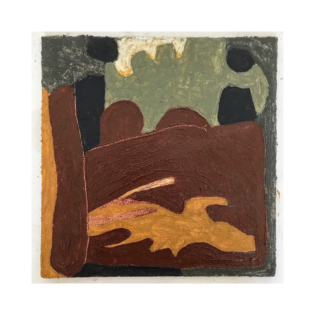 083 a hare's breath (Cornish earth pigments and linseed oil on primed salvaged board; 39x39cm)