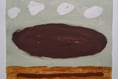 in landscape VII (Cornish earth pigments on paper; 28x28cm) © p ward 2018