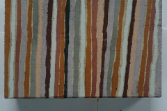 virtually vertical (Cornish earth pigments on wood; 22x14cm) © p ward 2018