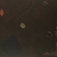 an education in un-learning (earth pigments and linseed oil on board; 122x95cm) 2008