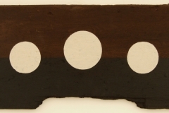 yoke (earth pigments on driftwood; 100x35cm) 2009