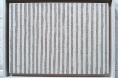 grey painted verticals (earth pigments on canvas) © p ward 2014