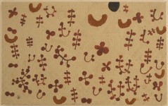 endless variation (earth pigments + pva on canvas; 77x47cm; 2009)
