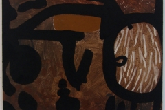 red-yellow-black dreaming (earth pigments on canvas; 30x40cm) 2009