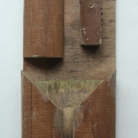arrowhead (stained offcut wood; 39x16x5cm) © p ward 2010