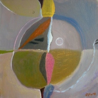 tidal balance (acrylic on canvas; 30x30cm; 2006) sold