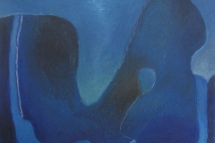 blue lagoon (oil on canvas; 30x30cm) 2007