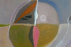tidal balance (acrylic on canvas; 30x30cm; 2006) sold