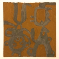 01 big truncheons (Cornish earth pigments on salvaged card;24x25cm)