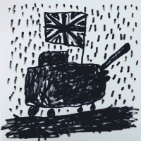 07 war machine tin pot nation, Just saying... sketch (sharpie on paper)