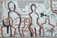 performance, minack (Cornish earth pigments on board ; 64x36cm) © p ward 2019