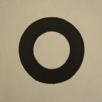 bideford black (earth pigment and linseed oil on board; 61x61cm) 2008
