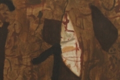 forms in a landscape (earth pigments and linseed oil on canvas) 2008