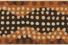 energetic opening (earth pigments on canvas; 74x23cm) 2009