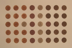 river umber (earth pigments on paper; 60x42cm) 2008