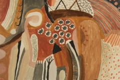 of kings and queens (earth pigments on paper; 70x50cm) 2008