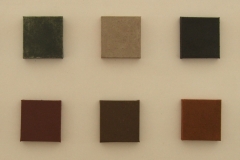 north devon palette 2 (earth pigments on canvas; 92x30cm) 2009