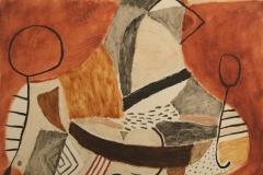 nurture (earth pigments and linseed oil on board; 61x48cm;2008)