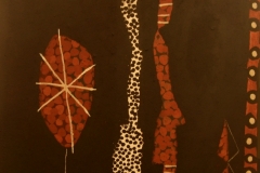 song (earth pigments on canvas; 60x60cm) 2008